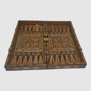 échec et de backgammon de la mosaïque damascène originale