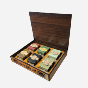 Lot de 6 savon d’Alep parfumé n coffret Arabisk